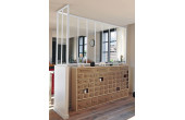 Verrière Atelier Sur Mesure (largeur 601 à 1800 mm x hauteur 601 à 2750 mm)