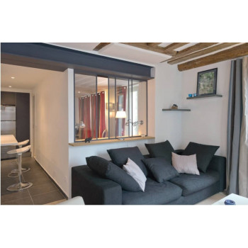 Verrière Atelier Sur Mesure (largeur 601 à 1800 mm x hauteur 601 à 2750 mm)