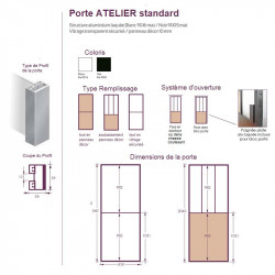 Porte Atelier Standard