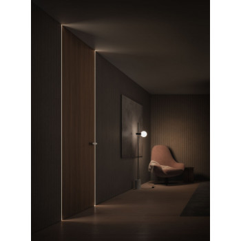 Porte battante invisible ESSENTIAL CONTROLUCE sans traverse