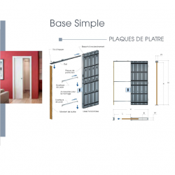 Lot chassis Scrigno Gold base simple + porte