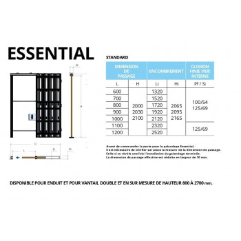 Chassis Scrigno Essential simple