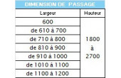 Verre suspendu pour Gold base et Doortech simple