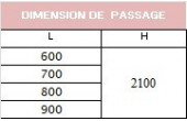 Porte Coulissante VERA LINEA 4