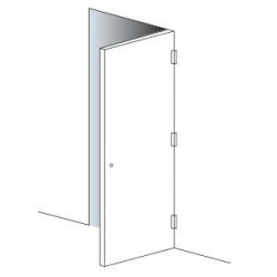 Porte invisible Scrigno Essential 55 battante 1 vantail