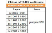 Cloison Coulissante sur mesure