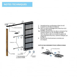 Lot chassis Scrigno Doortech simple + porte