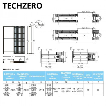 Chassis Scrigno Techzero simple