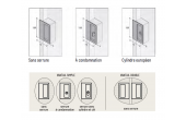 Portes coulissantes doubles  seules  MIRR ESSENTIAL SCRIGNO sur mesure