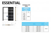 Bloc porte coulissant  simple ouverture ESSENTIAL SCRIGNO ht 2045mm standard