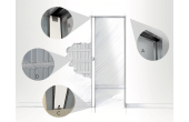 Chassis coulissant seul simple vantail RASOMURO DIERRE sur mesure