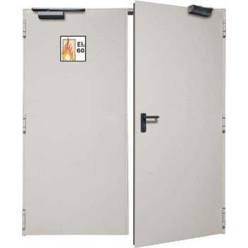 porte coupe feu 1 heure EI60 SPLIT 2 vantaux