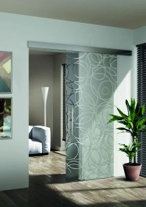 Bandeau mural verre inox