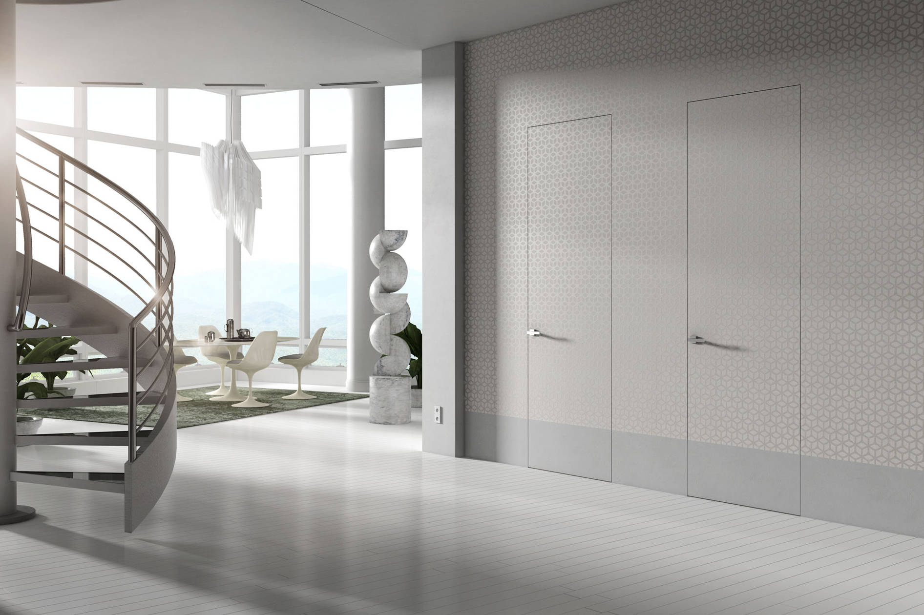 Porte invisible Essential 55